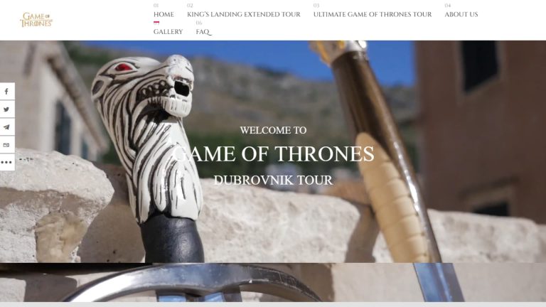 Game Of Thrones Dubrovnik Tour